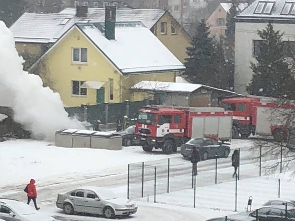 Partizanų gatvėje degė automobilis