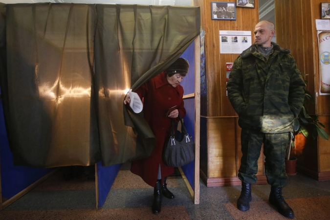 Ukrainoje – tik Rusijos pripažistami rinkimai