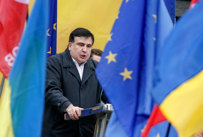 M. Saakašvilis ragina ukrainiečius sukilti prieš valdžią