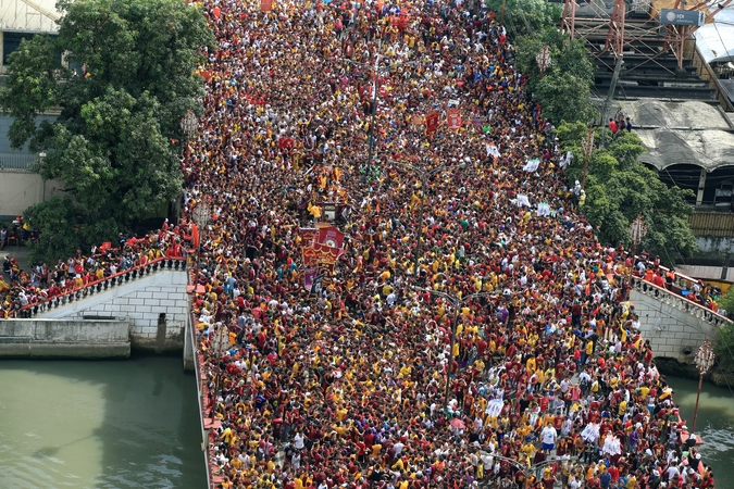 Maniloje apie 1,4 mln. basų katalikų dalyvavo kasmetėje procesijoje