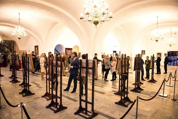 Įsimintinas dailininko R. Miknevičiaus kūrybos ir paramos vakaras