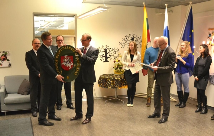 Suomijoje atidarytas trečias Lietuvos garbės konsulatas