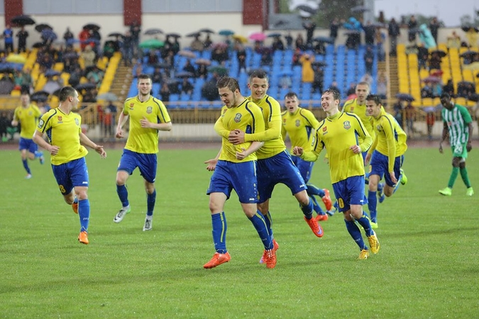 „Atlanto“ futbolininkai atsirevanšavo A lygos lyderiui iš sostinės
