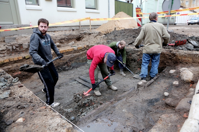 Archeologai Klaipėdos senamiestyje aptiko naujovių