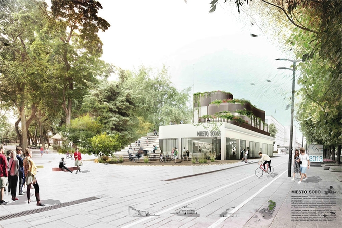 Kauno architektūros festivalyje daugiausia simpatijų pelnė žaliuojantis stogas