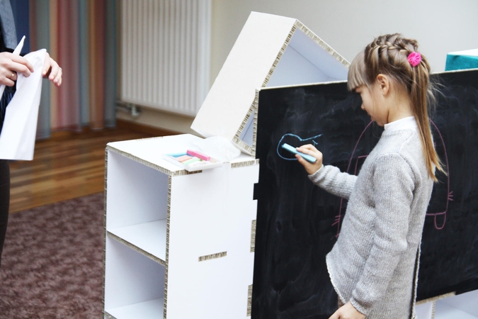 Vaikų darželiui – neeilinė studentų dovana