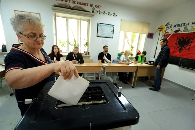 Albanijos premjero socialistai iškovojo didelę pergalę rinkimuose