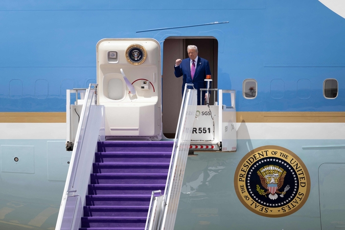Trumpas atvyko į Saudo Arabiją