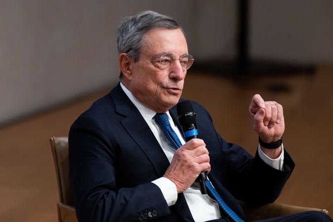 Mario Draghi įspėja, kad po Trumpo tarifų ES teks skubiai pertvarkyti ekonomiką