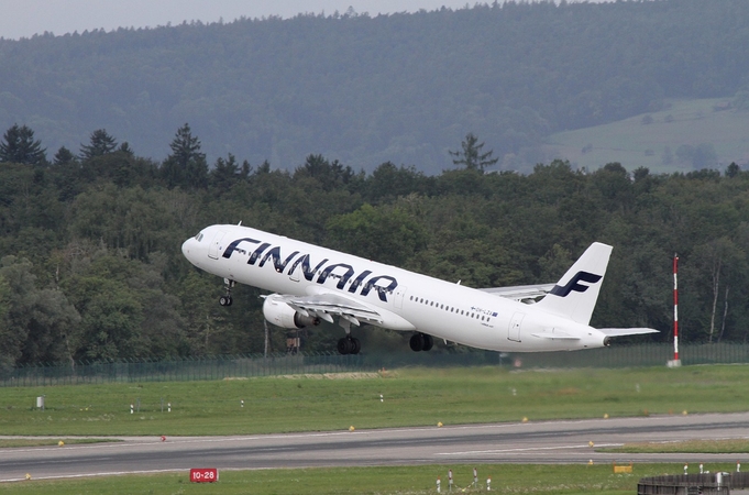 „Finnair“ teko atšaukti daugiau nei 100 skrydžių