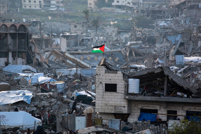 Izraelio kariuomenė smogė „Hamas“ įsikūrusiems JT pastate Gazos Ruože