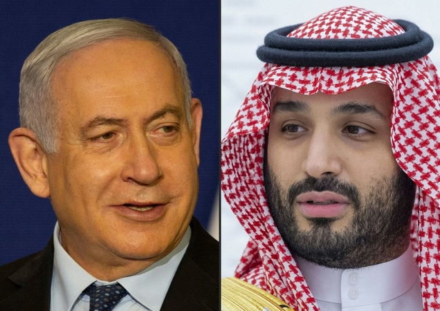 Izraelio premjeras nuskrido į Saudo Arabiją susitikti su sosto įpėdiniu