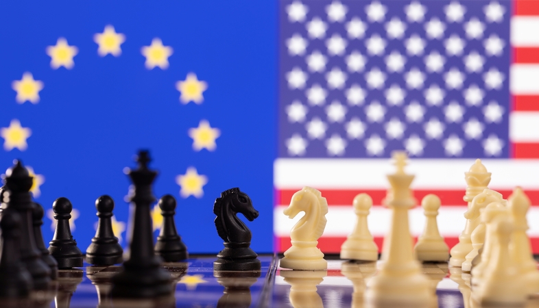 Europos lyderiai skausmingai reaguoja į Trumpo grasinimus