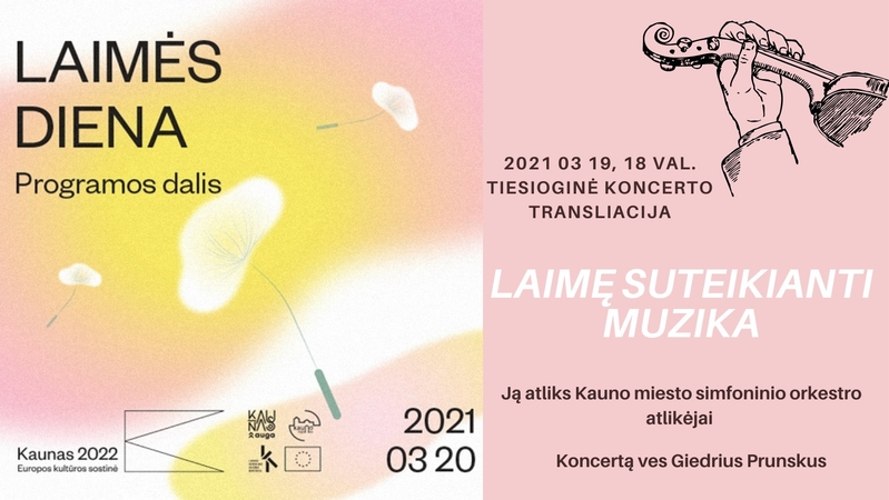 Su muzika ir laimės palinkėjimais į klausytojų namus ateis Kauno miesto simfoninis orkestras