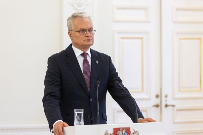 G. Nausėda išlieka palankiausiai vertinamu politiku