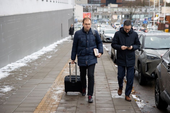 Į policiją atvykęs parlamentaras V. Gapšys: kur duos lovą, ten nakvosiu