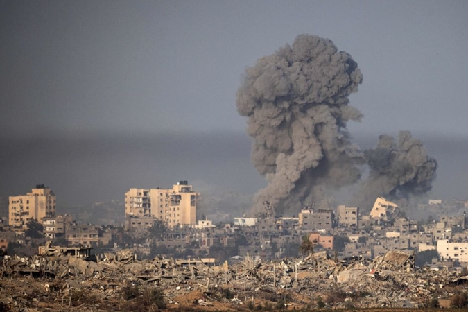 IDF: per vieną dieną Gazos Ruože smogta į daugiau kaip 300 taikinių