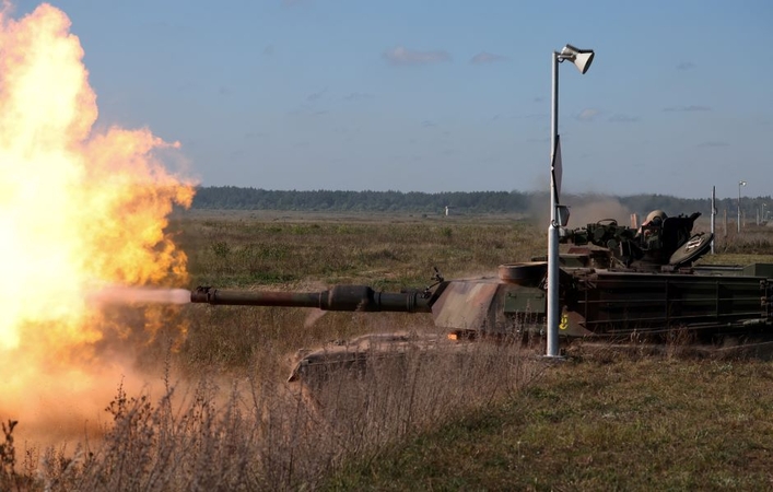 Kremlius: JAV tankai „Abrams“ Ukrainoje degs