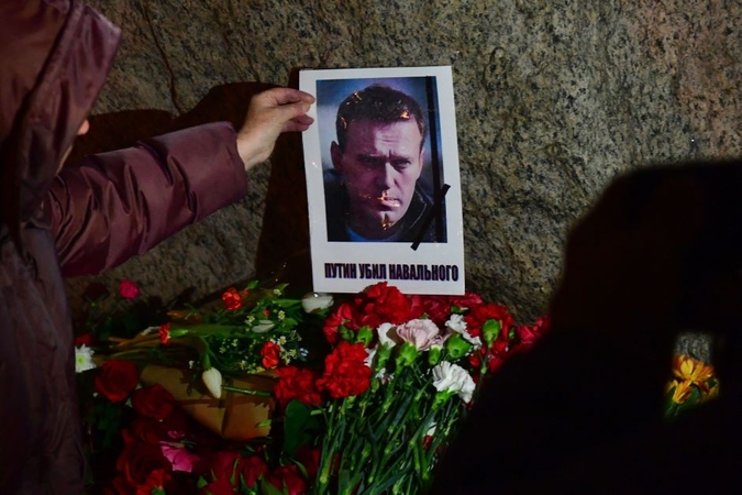 Maskvos valdžia po A. Navalno mirties įspėja nerengti protestų