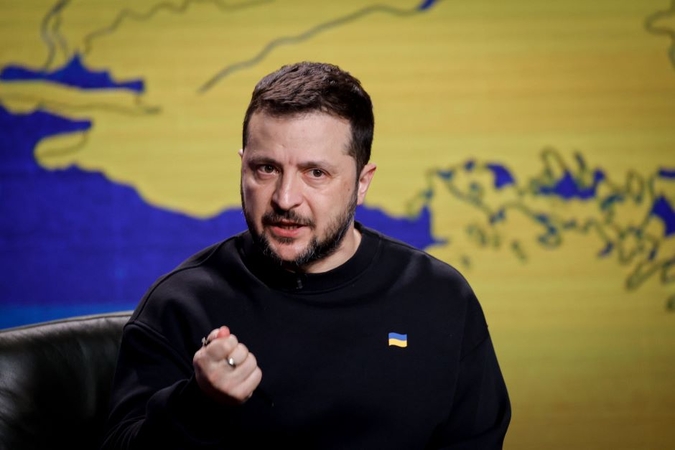 Ukrainos prezidentas sako, kad Kyjivas kuria dronų taktiką kovai su Rusija