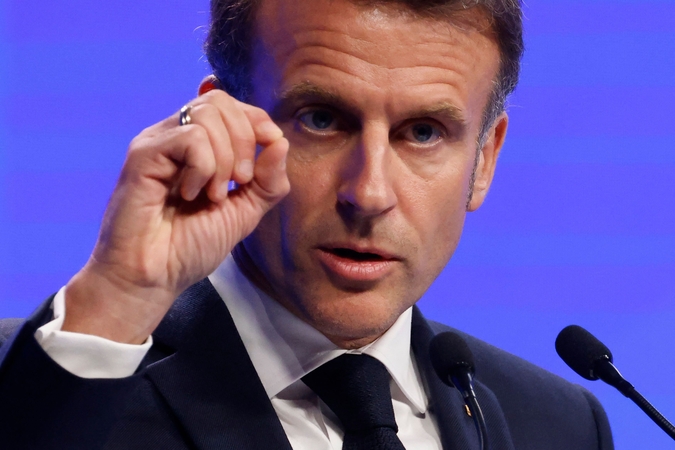 Macronas: palikus Gazos Ruožą likimo valiai, būtų pakirstas pasitikėjimas Vakarais