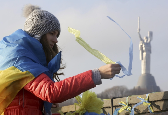 Protestai Ukrainoje.