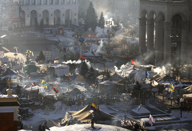 Protestai Ukrainoje.