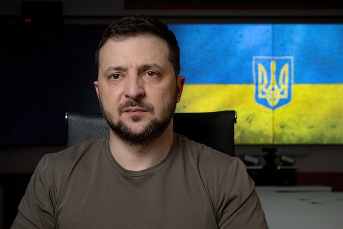 V. Zelenskis: turime padaryti viską, kad įsibrovėliai gailėtųsi, jog visa tai įvyko
