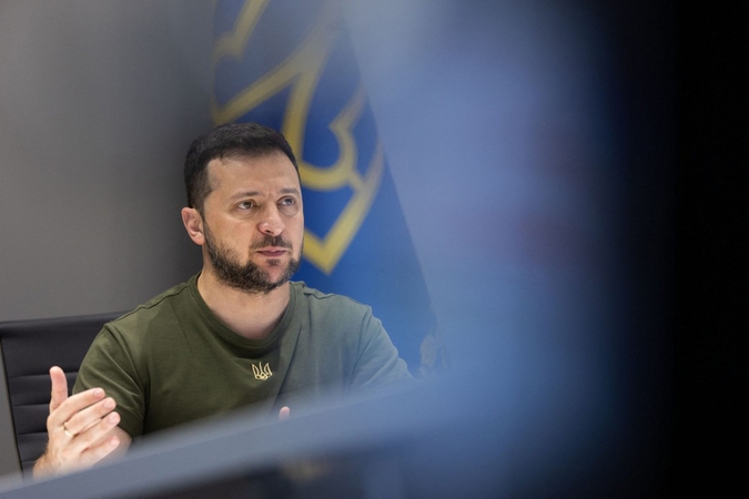 Ukrainos prezidentas: pirmiausia reikia išlaisvinti teritorijas, o tada galime derėtis