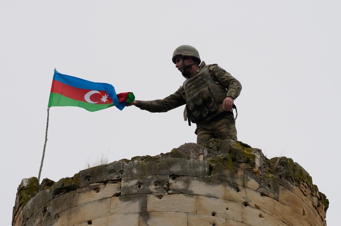 Baku paneigė Rusijos teiginius dėl Azerbaidžano karių atsitraukimo