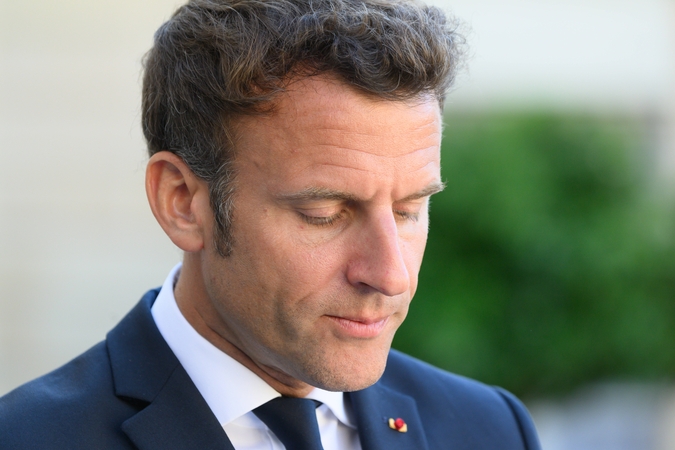 Prieš Prancūzijos parlamento rinkimus mažėja parama E. Macrono stovyklai