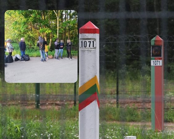 Nelegalūs migrantai vis dar plūsta: per parą sieną neteisėtai kirto dar 60