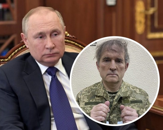 V. Putinas ukrainiečių belaisvių į V. Medvedčuką nekeis: turi svarbesnių tikslų