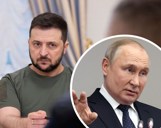 Ukraina atskleidė, kodėl V. Zelenskiui derėtis su V. Putinu – ne laikas