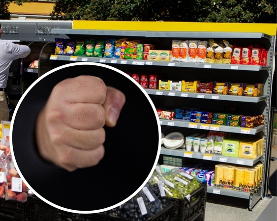Panevėžio parduotuvėje siautėjo dėl sugriežtintų reikalavimų įsiutęs pirkėjas