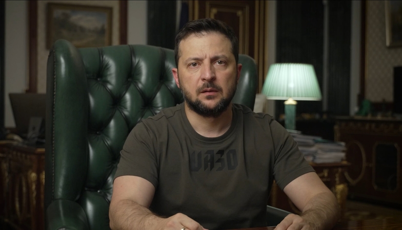 V. Zelenskis: nė viena pasaulio šalis nekelia tokios teroristinės grėsmės kaip Rusija