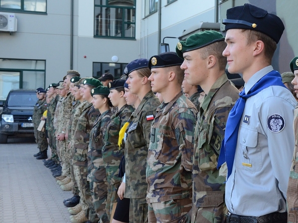 Svečių diena tarptautinėje sukarintoje stovykloje „Žalgiris 2023“