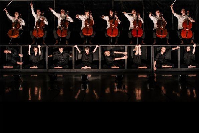 Spektaklyje „Boléro–Extended“ pasirodo Klaipėdos violončelių oktetas ir Šeiko šokio teatro trupė.