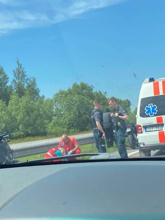 Skaudi avarija magistralėje: žuvo motociklininkė iš Estijos