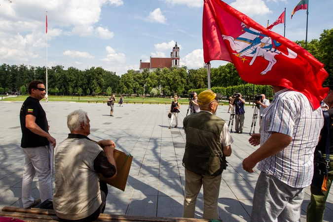 Lukiškių aikštėje iškils „Laisvės kalva“ – kol kas tik maketas