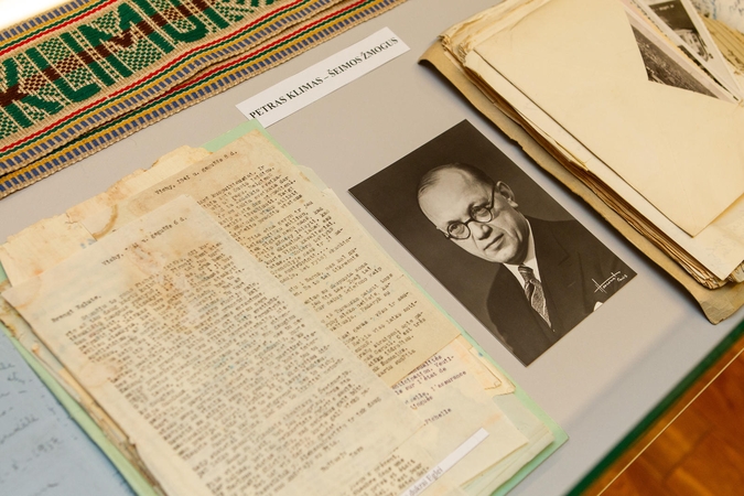 Lietuvai perduotas signataro P. Klimo šeimos archyvas