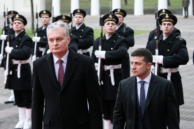G. Nausėda išvyksta oficialaus vizito į Ukrainą