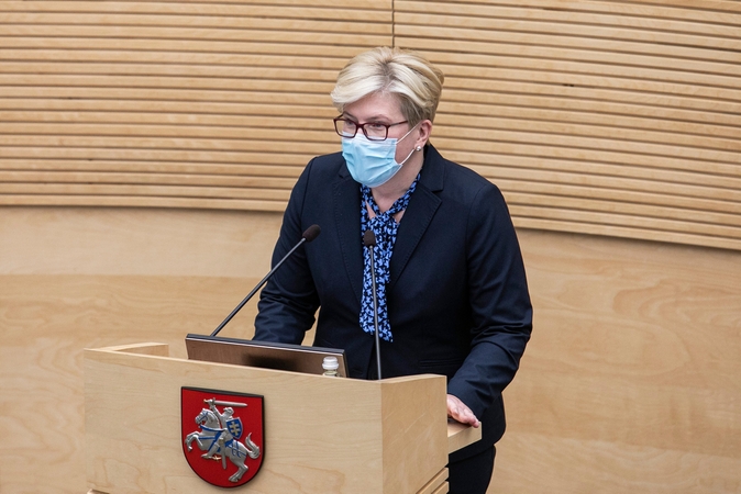 Seime balsų užteko: Lietuvos premjerė – I. Šimonytė