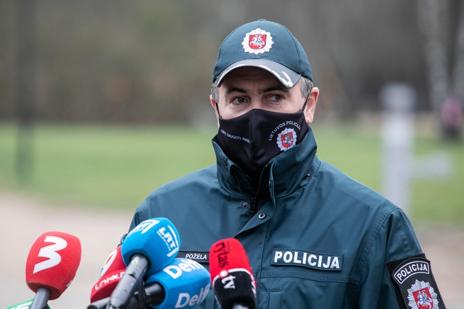 R. Požėla: COVID-19 akivaizdoje sumažėjo sunkių nusikaltimų, vagysčių, avarijų