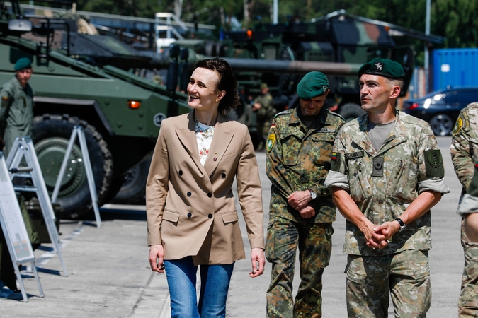 Seimo vadovė: ginčai dėl vokiečių brigados siunčia blogą signalą sąjungininkams
