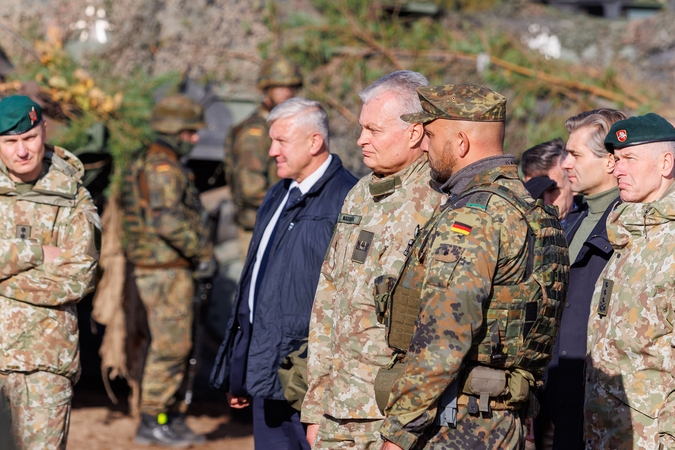 G. Nausėda: nesant Vokietijos brigados Lietuvoje, bus sunku apsaugoti NATO teritoriją