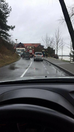 Žvejus ties Nida atkirto properša