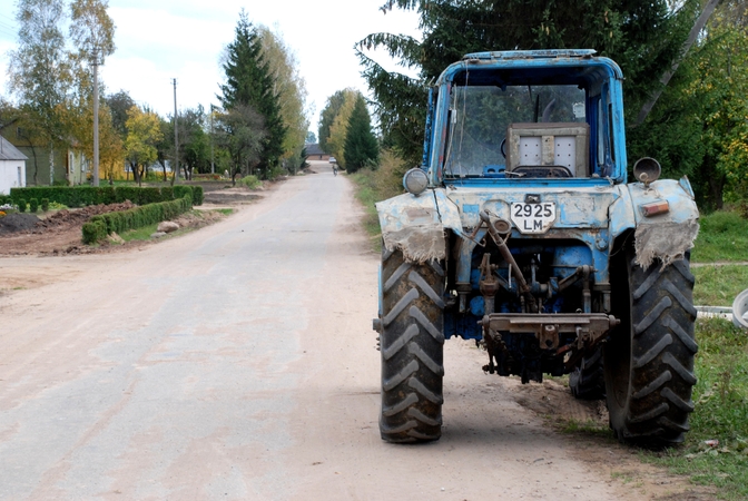 Baltarusijos pasienyje girtas traktorininkas vairavo be jokių dokumentų