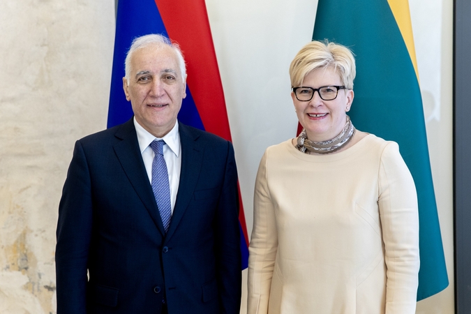 I. Šimonytė: demokratinė Armėnija yra bendras šios šalies, Lietuvos ir visos ES interesas