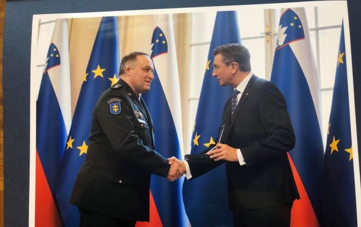 Lietuvos policijai – Slovėnijos padėka už pagalbą suvaldant migrantų srautus